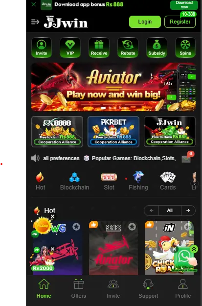 jjwin game apk download and login