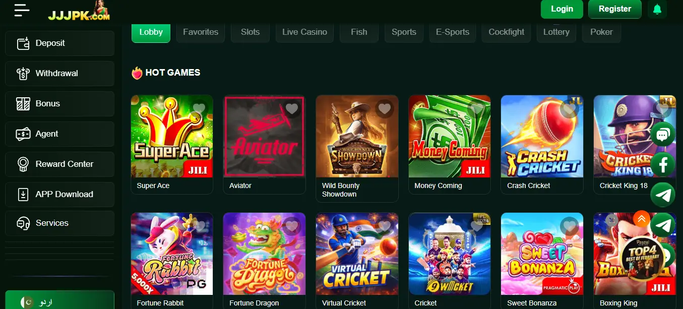 jjjpk top game interface