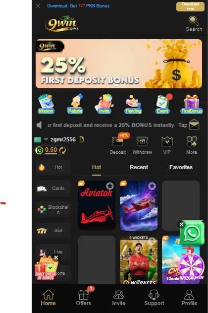 9win game download and login registeration