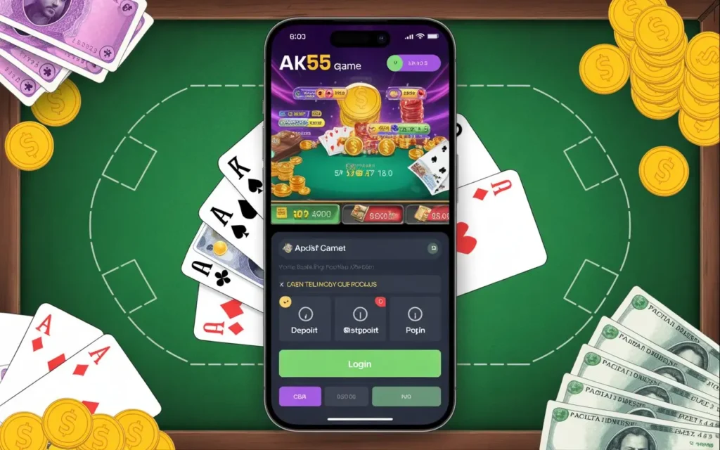 Online casino style games on Android app