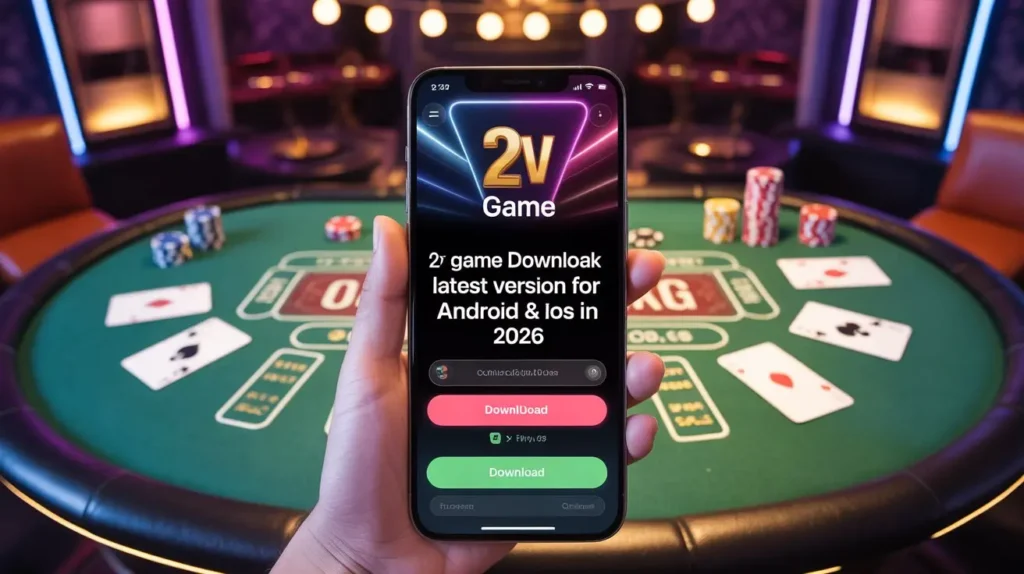 2V Game APK installation screen on Android device