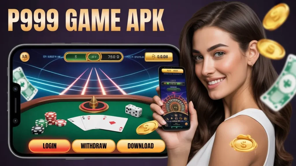 P999 Game wallet deposit and withdrawal section