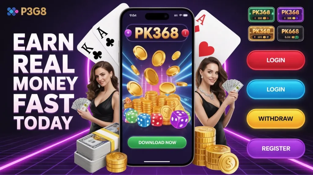 pk368 game download and login